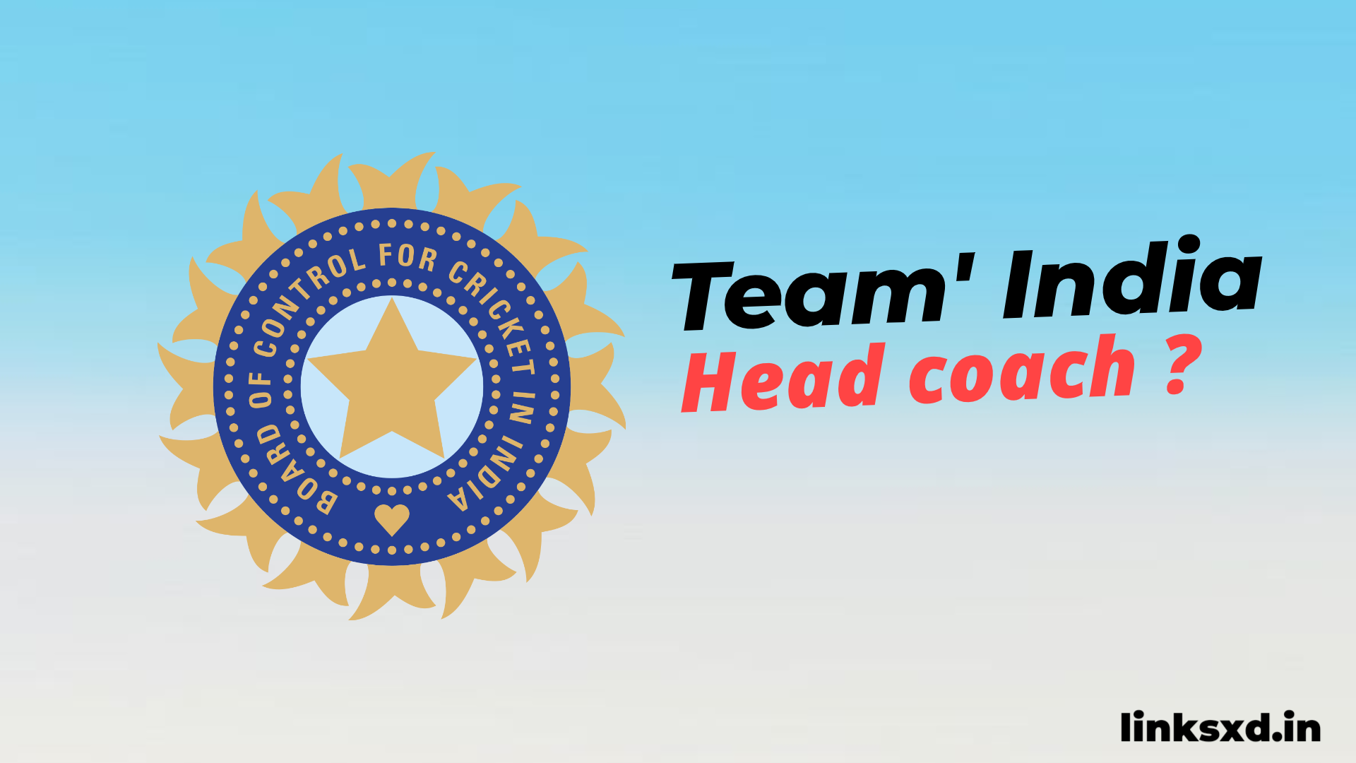 Team India New Head Coach